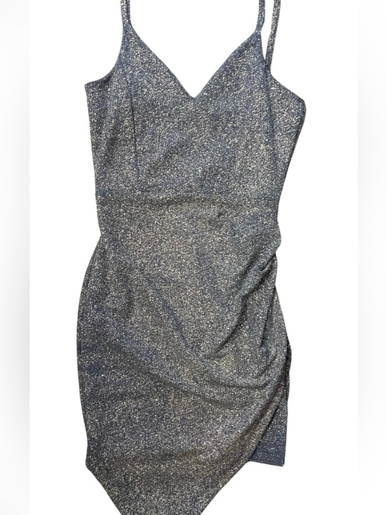 Windsor Dresses & Skirts - Windsor Navy Blue Glitter V-Neck Bodycon Mini Homecoming Dress size small